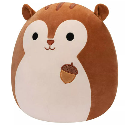 Squishmallows 16" Sawyer the Brown Squirrel with Acorn Plush Toy