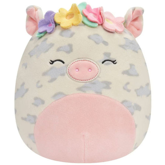 Squishmallows 5" Rosie Spotted Pig with Flower Crown Plush