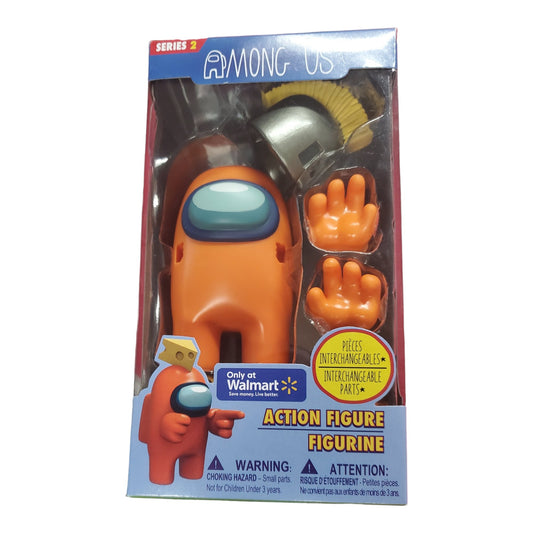 Just Toys LLC Among Us Action Figures Series 2 Orange Action Figure w/Cheese