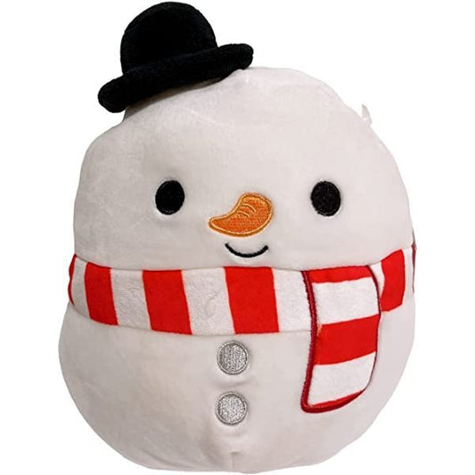 Squishmallows Kellytoy Christmas Squad 8" Manny The Snowman, Winter Plush Doll