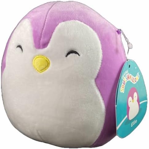 Squishmallows 7" Elle the Purple Penguin