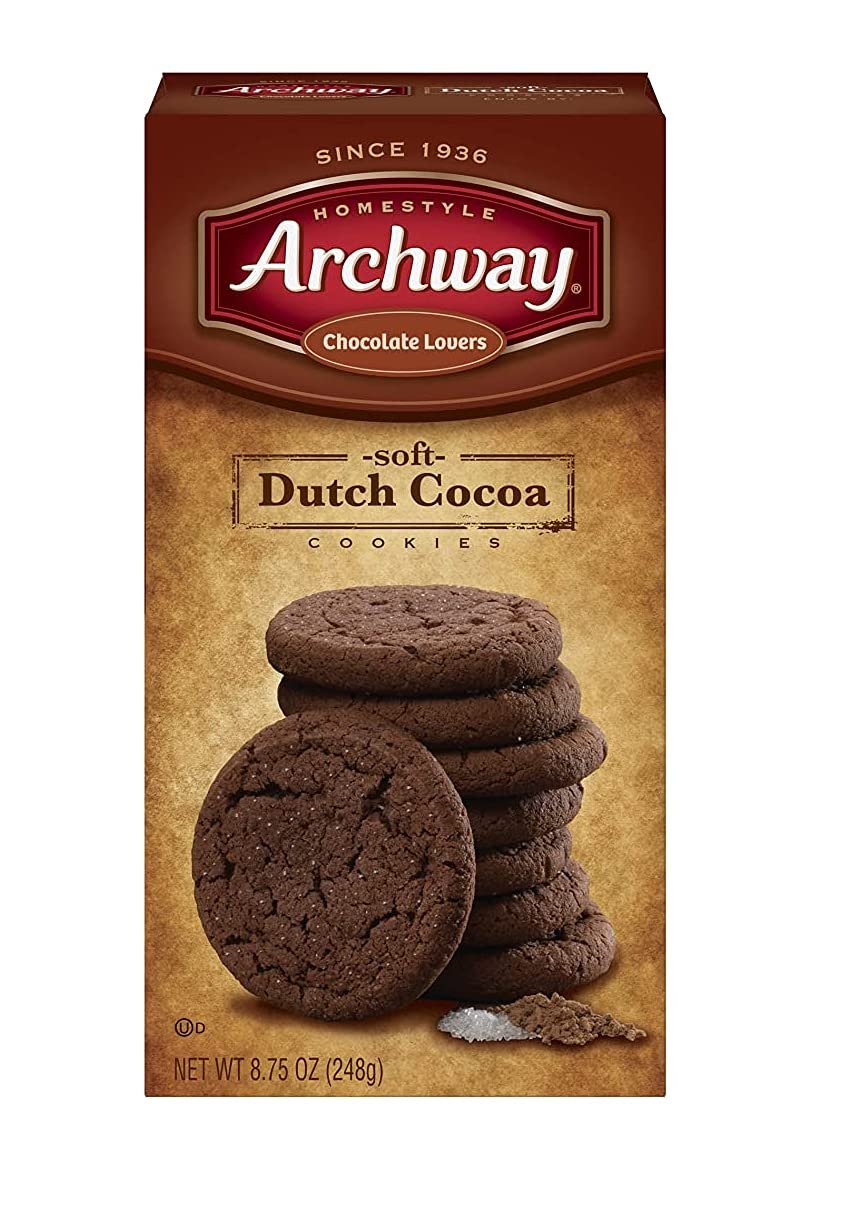 Archway Chocolate Lovers Soft Dutch Cocoa Cookies, 8.75 Oz - 2 Pack