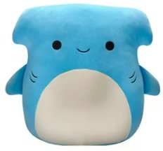 Squishmallows 14-Inch Hakim Blue Tie-Dye Hammerhead Shark - Large Ultrasoft Official Kelly Toy Plush