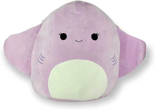 Squishmallows Official Kellytoy Sea Life Squad 8" Aziza the Manta Ray Squishy Soft Plush Toy Animals