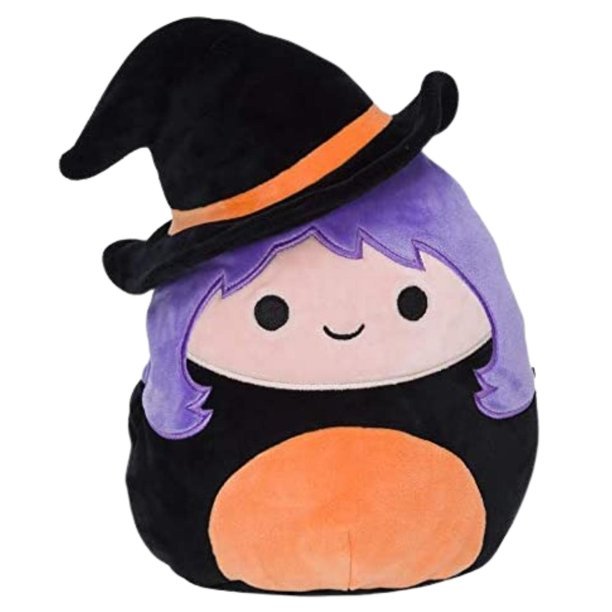 Squishmallows 12" Madeleine Witch Super Soft Plush Purple Hair Halloween Special Edition