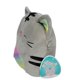 Squishmallows Official Kellytoys Plush 8 Inch Tally the Cat, rainbow belly, Ultimate Soft Stuffed Toy