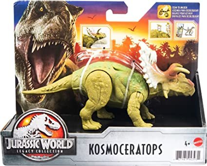 Jurassic World Legacy Collection Kosmoceratops Dinosaur Figure with Attack Action