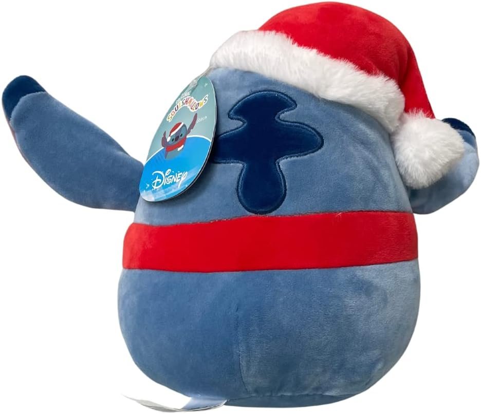Squishmallow Official KellyToy 8" Disney Stitch Christmas Holiday Plush