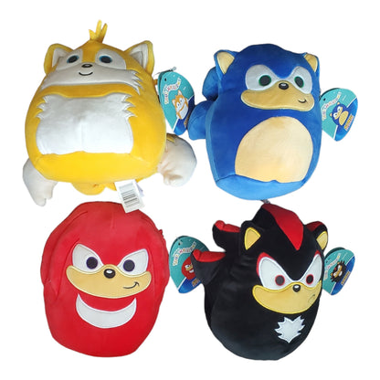 Squishmallows 5 inch Sonic Squad, includes Sonic, Tails, Shadow and Knuckles, Authentic Kellytoy Collection NWT