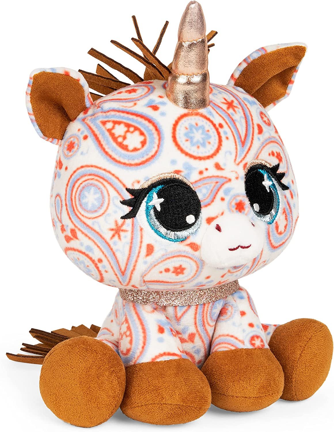 GUND P.Lushes Designer Fashion Pets Sally Mustang Unicorn Premium Stuffed Animal Soft Plush, Paisley, 6”