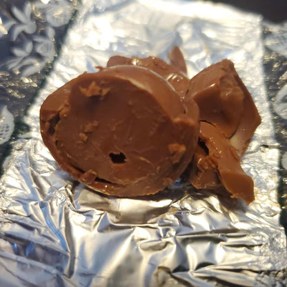 Putt Pantry Non-Dairy Oatmilk Milk Chocolate Truffles with Gift Basket, 2 lbs of European Truffles for the Lactose Intolerant, approx 75 individually wrapped truffles