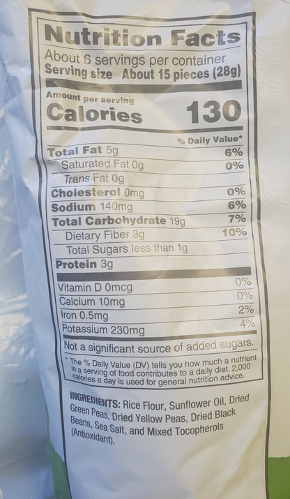 Off the Eaten Path Veggie Crisps and Chickpea Crisps | Real Rice and Veggies | 6.25 oz per Bag - Variety Pack of 6 bags