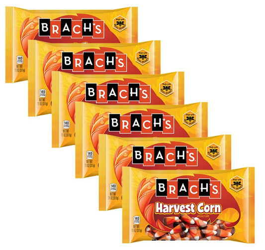 Brach's Harvest (Indian) Candy Corn - 11 ounce Bag (6 Pack)