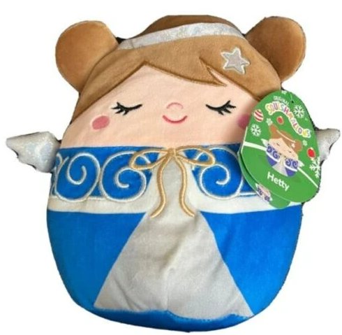 Squishmallow Official Christmas Squad 8 Inch Hetty the Angel Soft and Squishy Holiday Stuffed Animal Toy