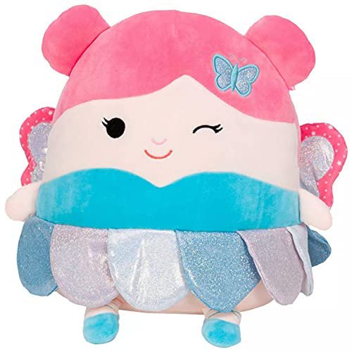 Squishmallows Maxine The Fairy 11 Inch Plush, Tutu and Butterfly