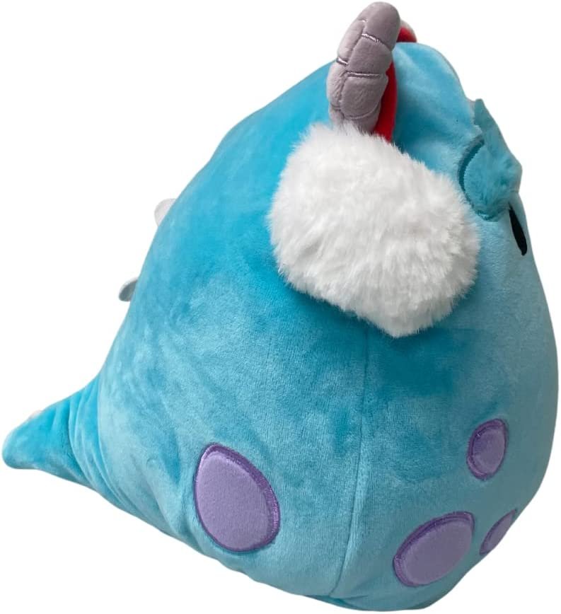 Squishmallows Santa Hat Mike and Sulley with Earmuffs, Set of 2, Holiday Mike & Sulley 8" Set