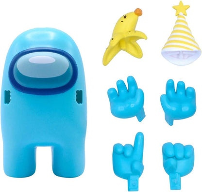 Just Toys LLC Among Us Action Figures Series 2 (Aquamarine w/ Party Hat)