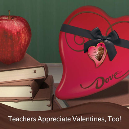 DOVE Extra Large Valentine's Assorted Chocolate Candy Heart Gift Box 14.9-Ounce