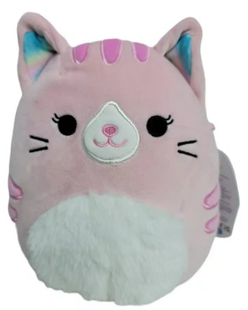 Squishmallows Official Kellytoys Plush 7 Inch Tabitha the Pink Cat Ultimate Soft Stuffed Toy