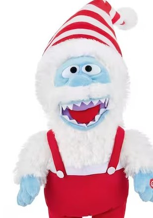Gemmy Plush Animated Bumble Side Stepper from Rudolph the Red Nosed Reindeer, 12 inch