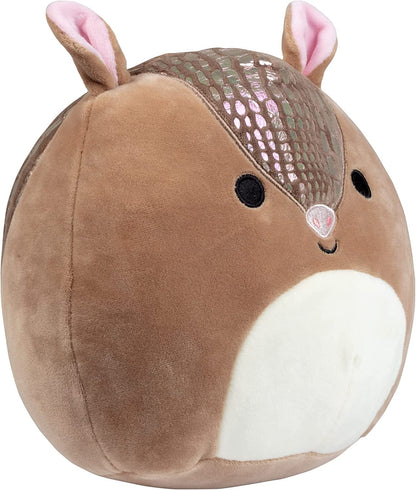 Squishmallow 8" Thompson The Armadillo - Official Kellytoy Plush - Cute and Soft Armadillo Stuffed Animal Toy - Great Gift for Kids