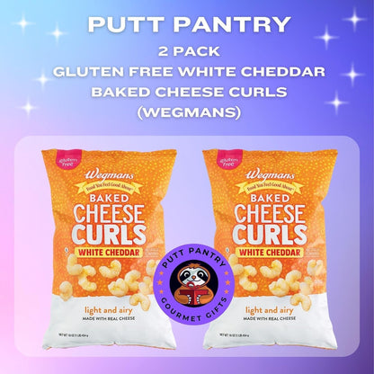 Gluten-Free White Cheddar Baked Wegmans Cheese Curls - Crunchy & Savory Snack, No Artificial Flavors, 16 oz Bags, 32 oz totals