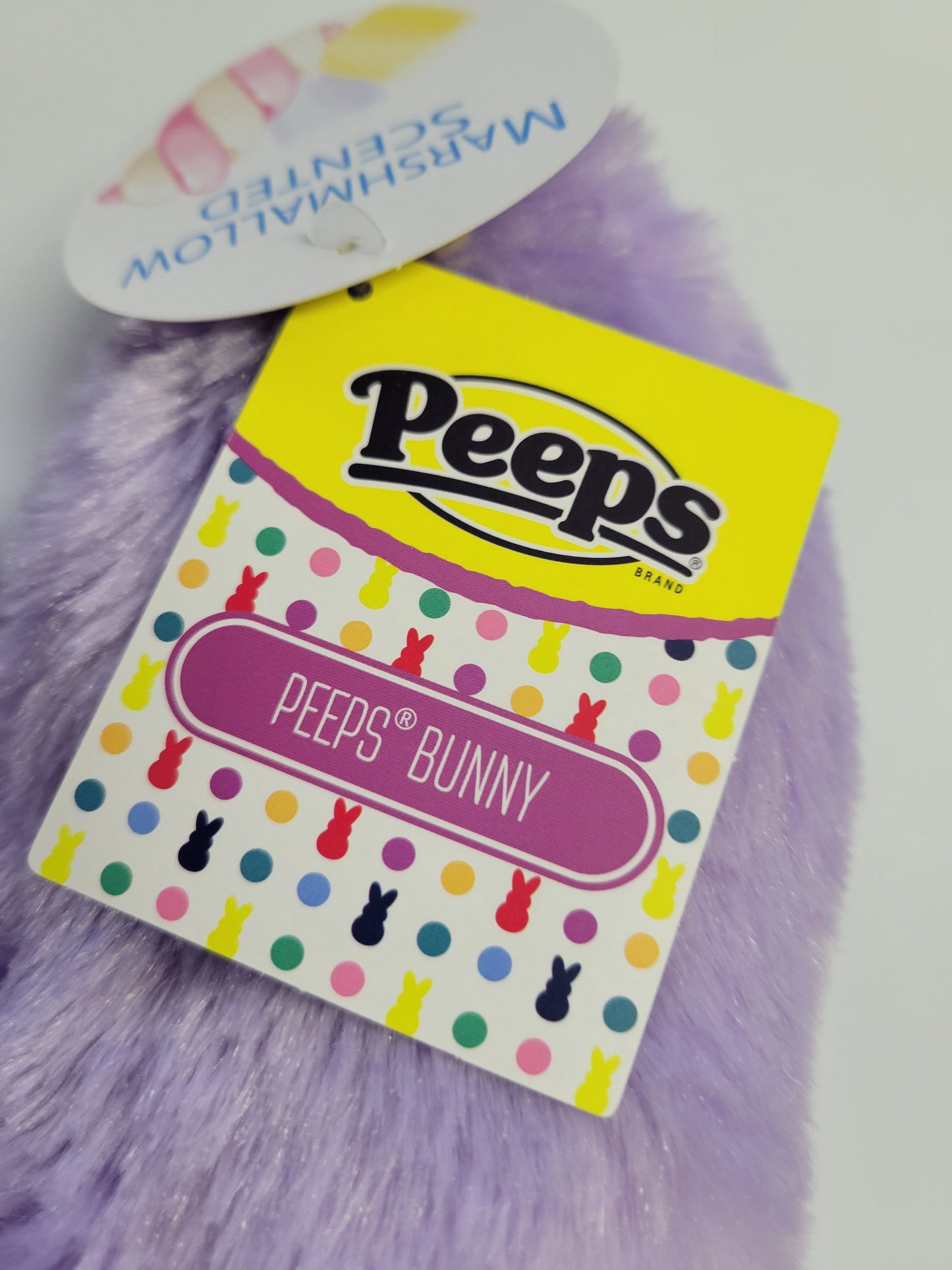 Peeps Scented Plush Purple, Peeps Marshmallow Scented Purple 15" Plush