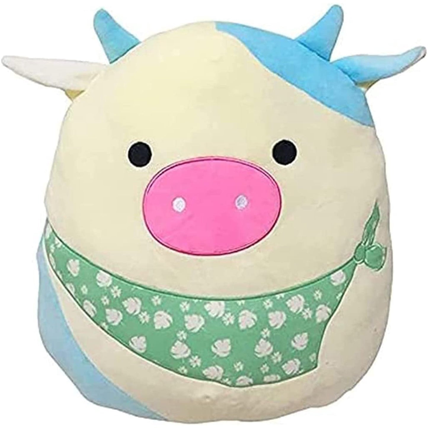 Squishmallows 10" Belana the Cow with Green Bandana