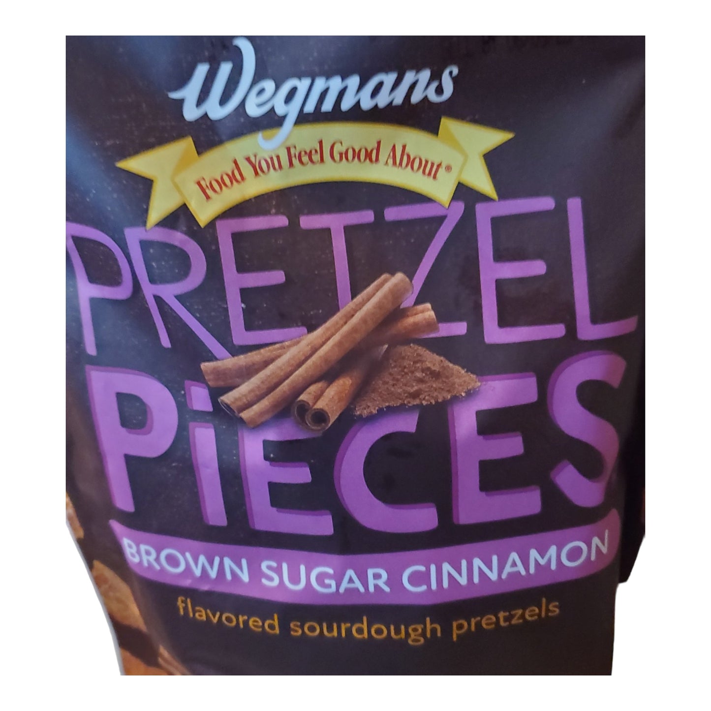 Wegmans Brown Sugar Cinnamon Sourdough Pretzel Pieces, 10 oz Bags, 2 pack
