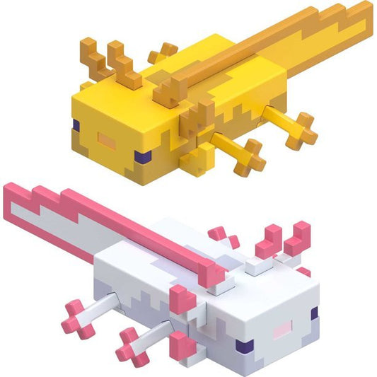 Minecraft Axolotl Toys 3.25-inch Action Figures Collection