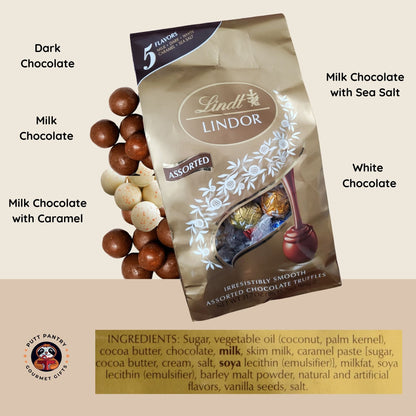 Putt Pantry Truffles Assorted Chocolate Giftable Bag - 5 Truffle Varieties- 1 lb  15.7 oz - Includes Truffle Recipe Card