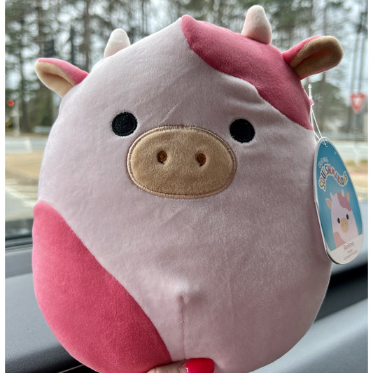 Squishmallows Official Kellytoy Plush 8" Reshma The Pink Cow BoxLunch Exclusive