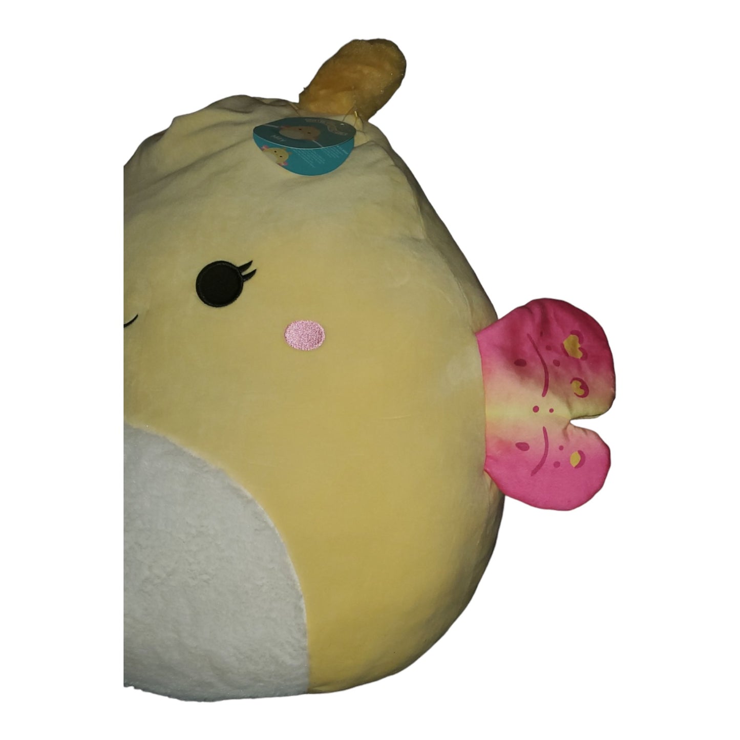 Squishmallows 20" Miry The Yellow Moth - Rare Official Kellytoy Hard to Find, Cute and Soft Jumbo Butterfly Stuffed Animal Toy, Great Gift for Kids