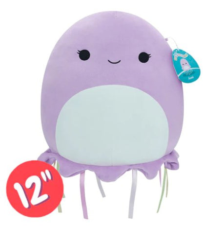 Squishmallows Kellytoy Plush 12" Anni The Purple Jellyfish