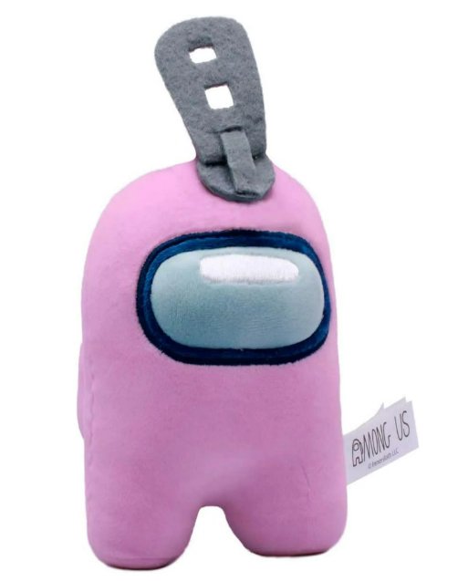 Pink Zipper Among Us Crew Member