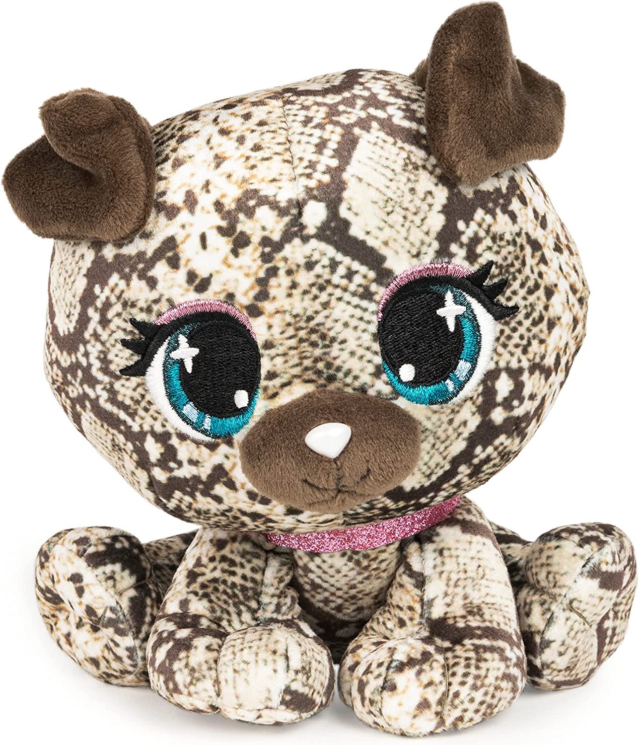 GUND P.Lushes Designer Fashion Pets Bella Boa Dog Premium Stuffed Animal Soft Plush, Snake Skin, 6”