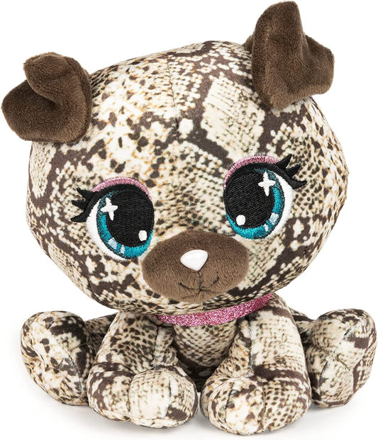 GUND P.Lushes Designer Fashion Pets Bella Boa Dog Premium Stuffed Animal Soft Plush, Snake Skin, 6”