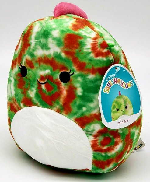 Squishmallows Official Kellytoy Plush Tie Dye Green Iguana