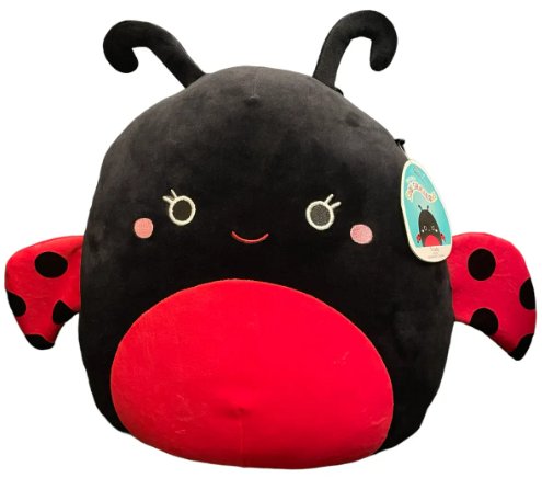 Squishmallows 14 Inch Black Lady Bug