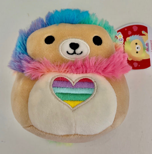 Squishmallows Valentine Series, Leonard the Lion, 5"