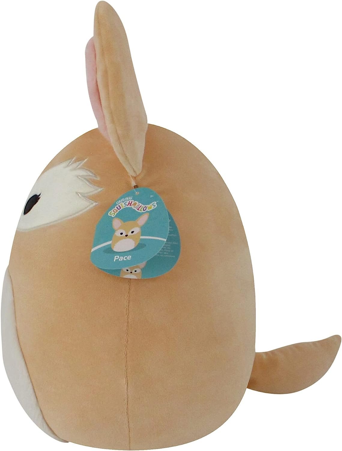 Squishmallows 12 Inch Pace Tan Fennec Fox with Fuzzy Belly, Large Ultrasoft Official Kelly Toy Plush