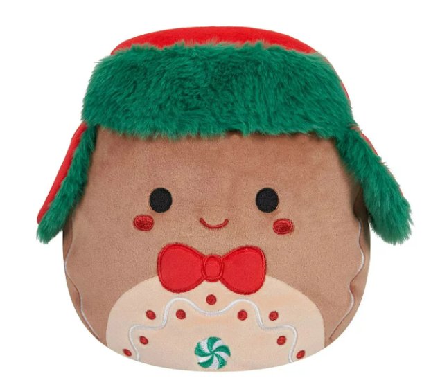 Squishmallows 8" Peterson the Gingerbread with Hat