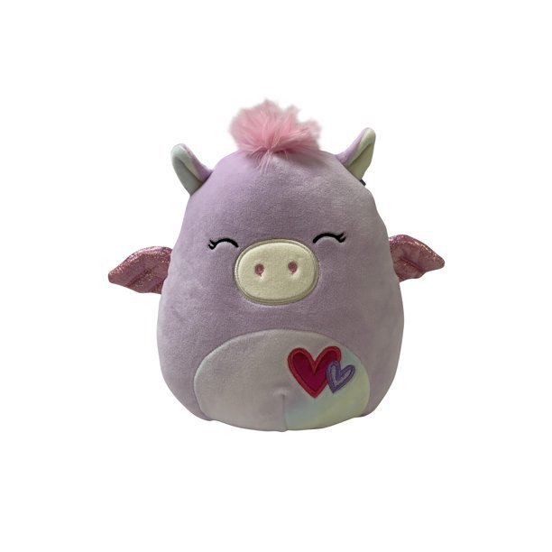 Squishmallows Official Kellytoy Plush 8 Inch Squishy Stuffed Toy Animal (Rei Pegasus Valentines 2022)