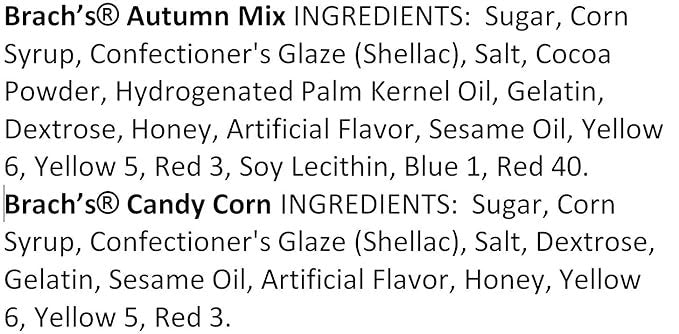 Brach's Candy Corn and Autumn Party Mix Duo, 2.5 Pound Bulk Candy Bag (Pack of 2) Halloween Candy