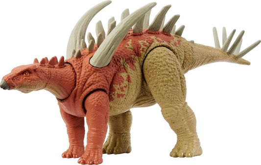 Mattel Jurassic World Strike Attack Dinosaur Toy Gigantspinosaurus with Movable Joints & Single Strike Action, Physical & Digital Play