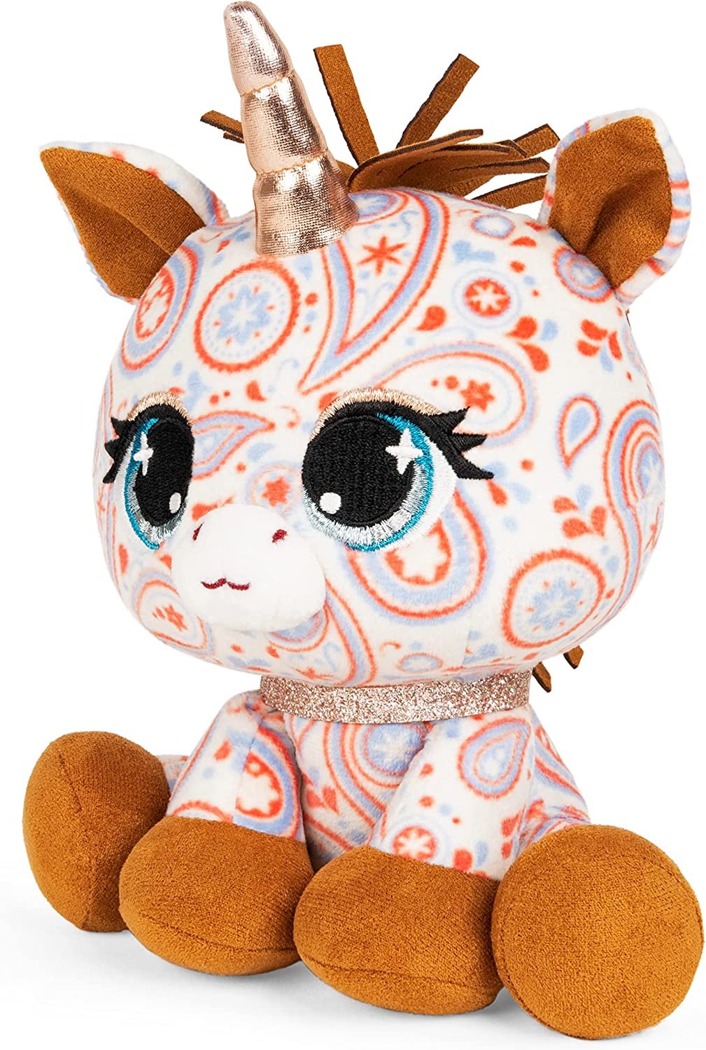 GUND P.Lushes Designer Fashion Pets Sally Mustang Unicorn Premium Stuffed Animal Soft Plush, Paisley, 6”