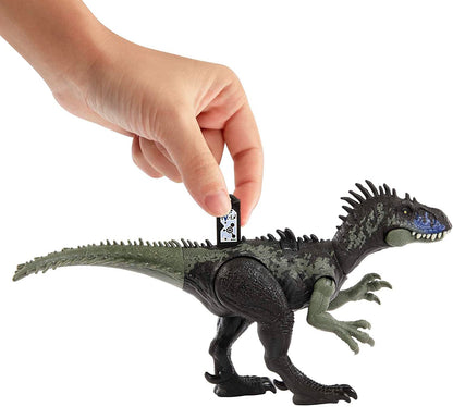 Jurassic World Dominion Dinosaur Figure Dryptosaurus Wild Roar With Sound & Attack Action, Medium Size Posable, Toy Gift With Connected Digital Play