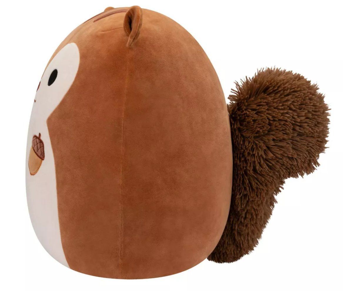 Squishmallows 16" Sawyer the Brown Squirrel with Acorn Plush Toy