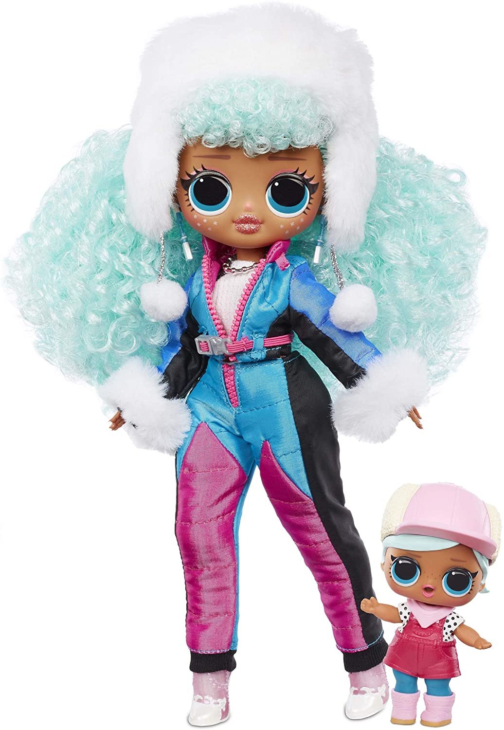 L.O.L. Surprise! O.M.G. Winter Chill ICY Gurl Fashion Doll & Brrr B.B. Doll with 25 Surprises (570240)