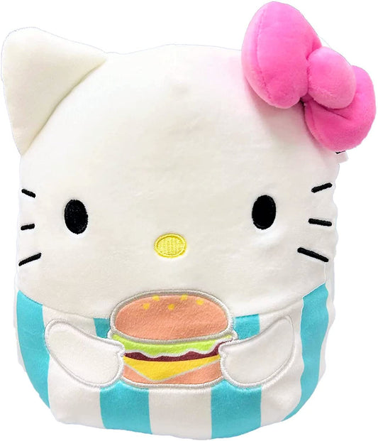 Squishmallows 8" Hello Kitty with Hamburger